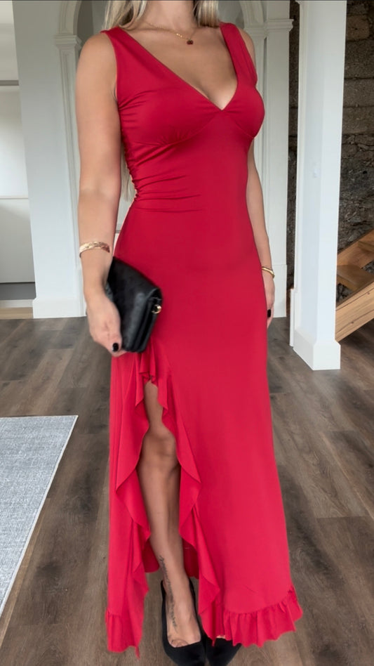 Florence Dress in Red